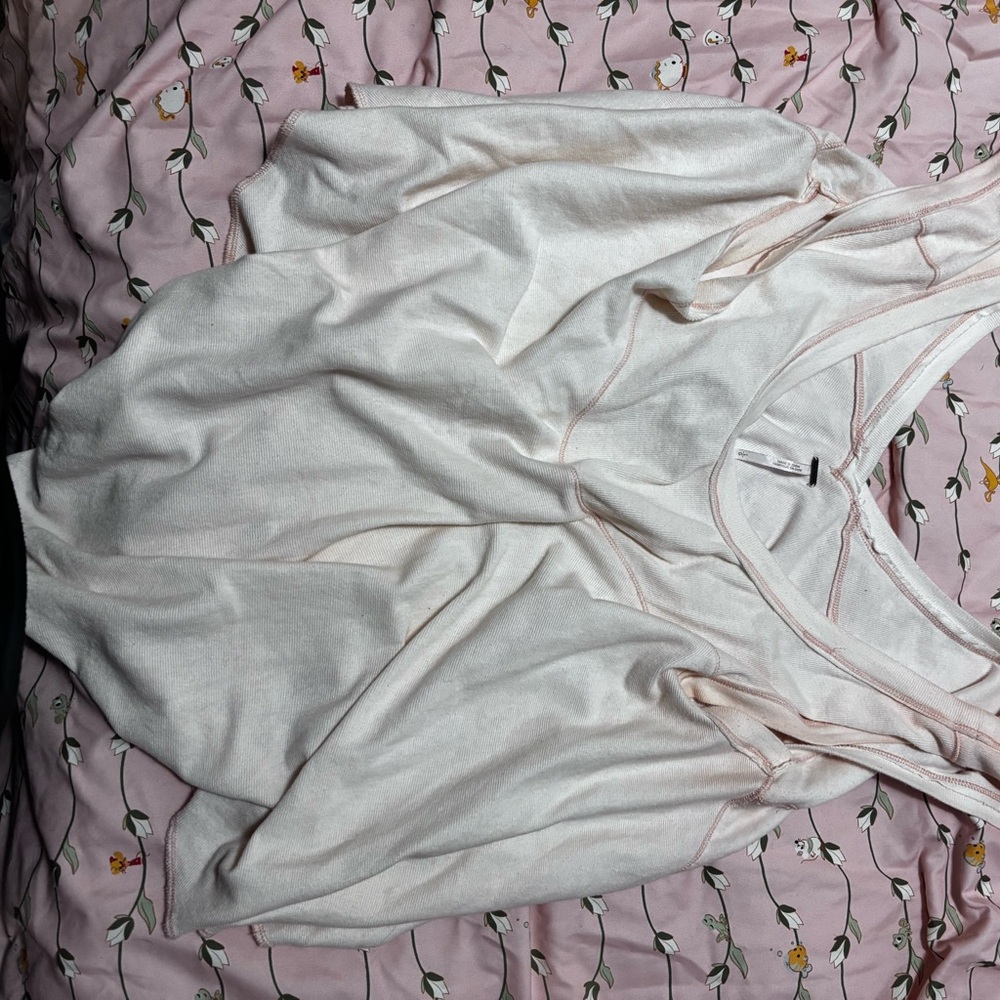 Free People Cream Tank Top